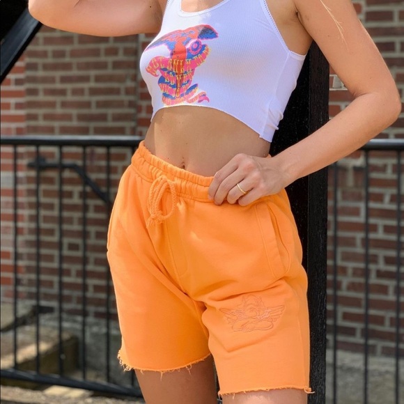 BOYS LIE CLASSIC V3 ORANGE SHORTS SZ M - Picture 5 of 13